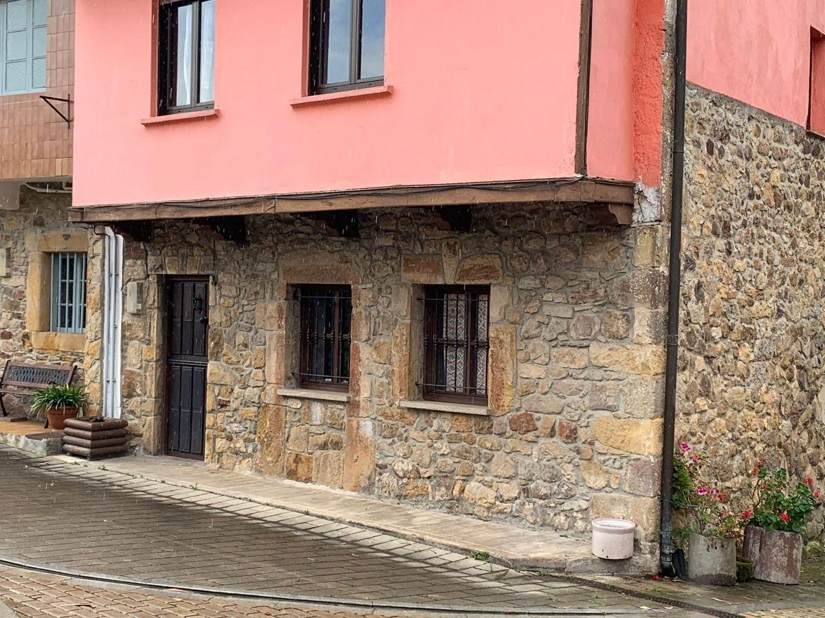 Exterior view of Single-family semi-detached for sale in Cabranes  with Parquet flooring, Storage room and Furnished