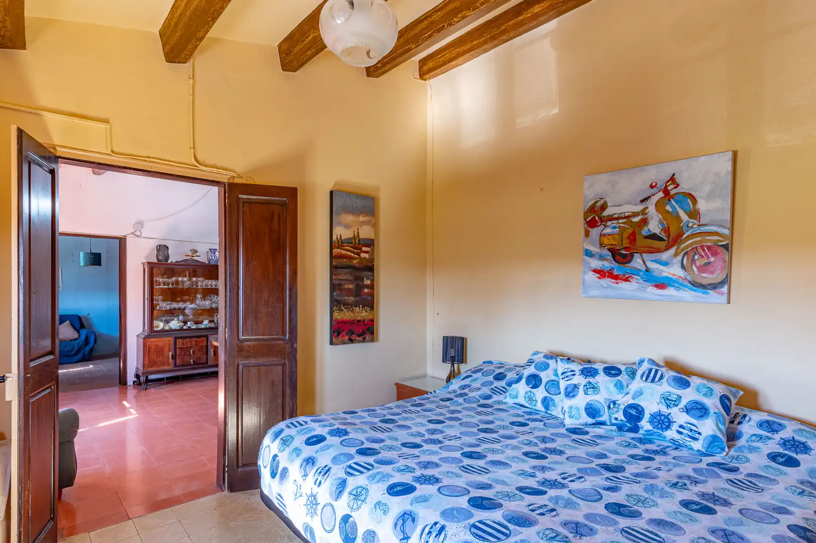 Habitación de Casa o chalet en venta en Verges con Aire acondicionado, Jardín privado y Piscina