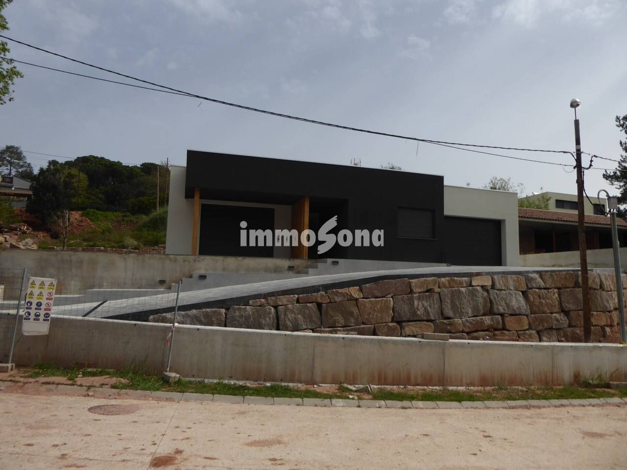 Exterior view of House or chalet for sale in Viladrau  with Air Conditioner, Private garden and Terrace