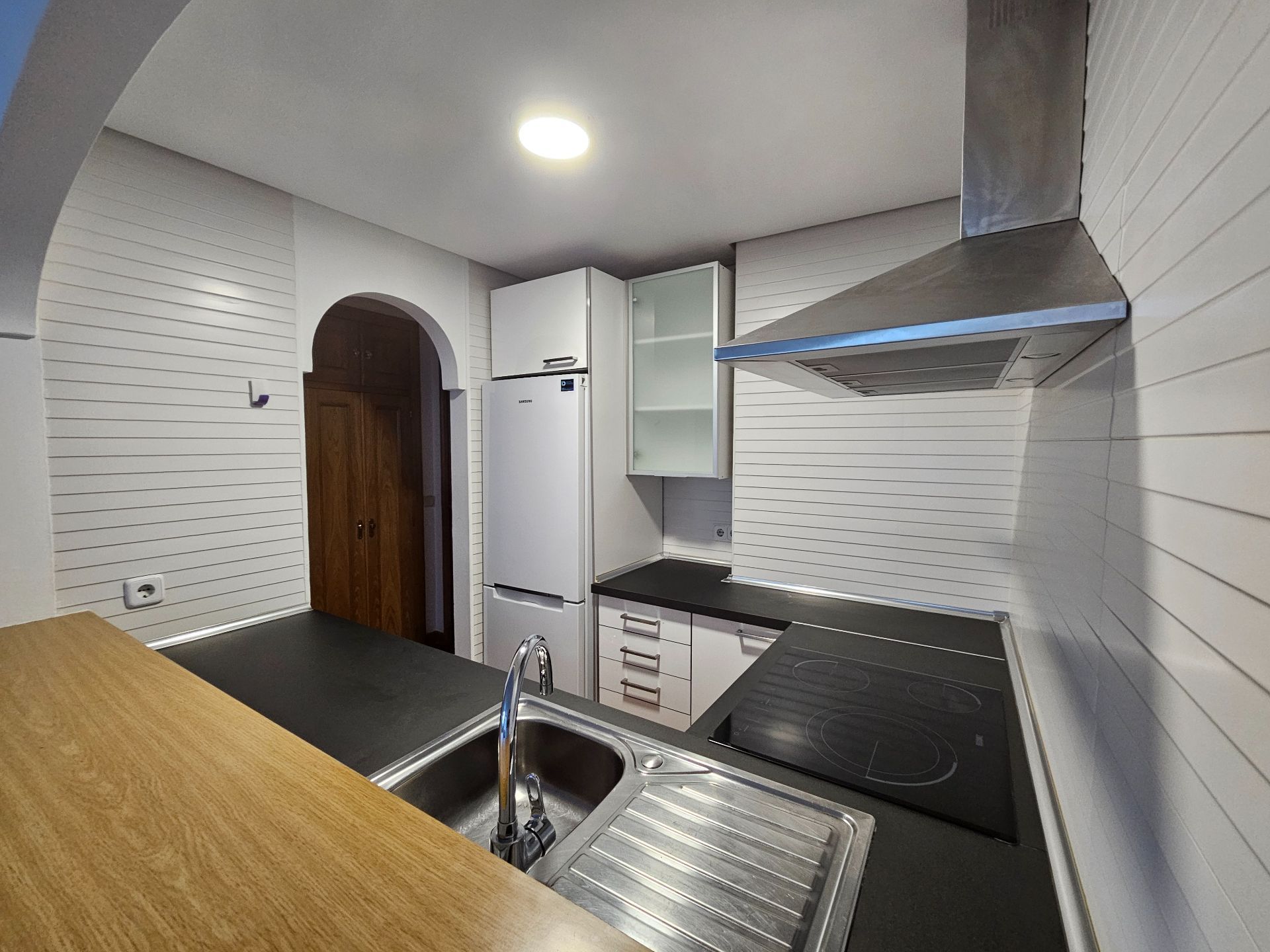 Cocina de Apartamento de alquiler en  Madrid Capital con Calefacción