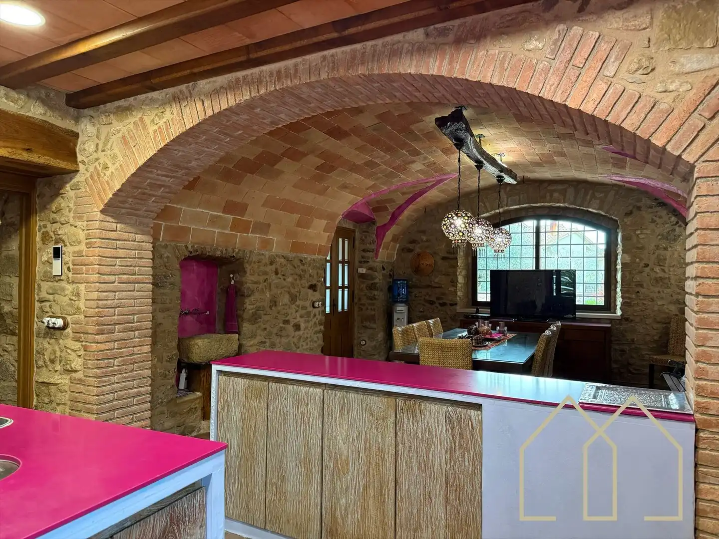 Cocina de Casa o chalet en venta en Sant Joan de Mollet con Aire acondicionado, Calefacción y Jardín privado