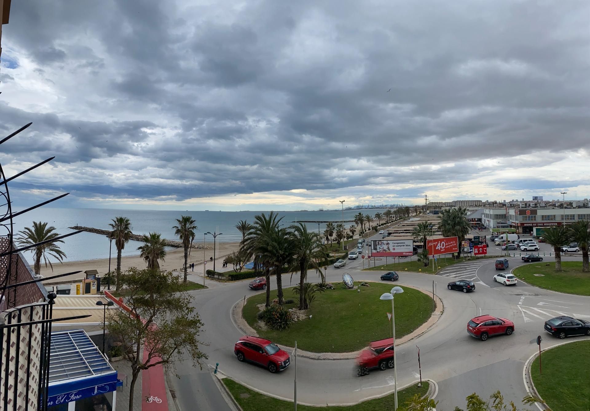 Vista exterior de Piso de alquiler en Alboraya con Aire acondicionado, Jardín privado y Terraza