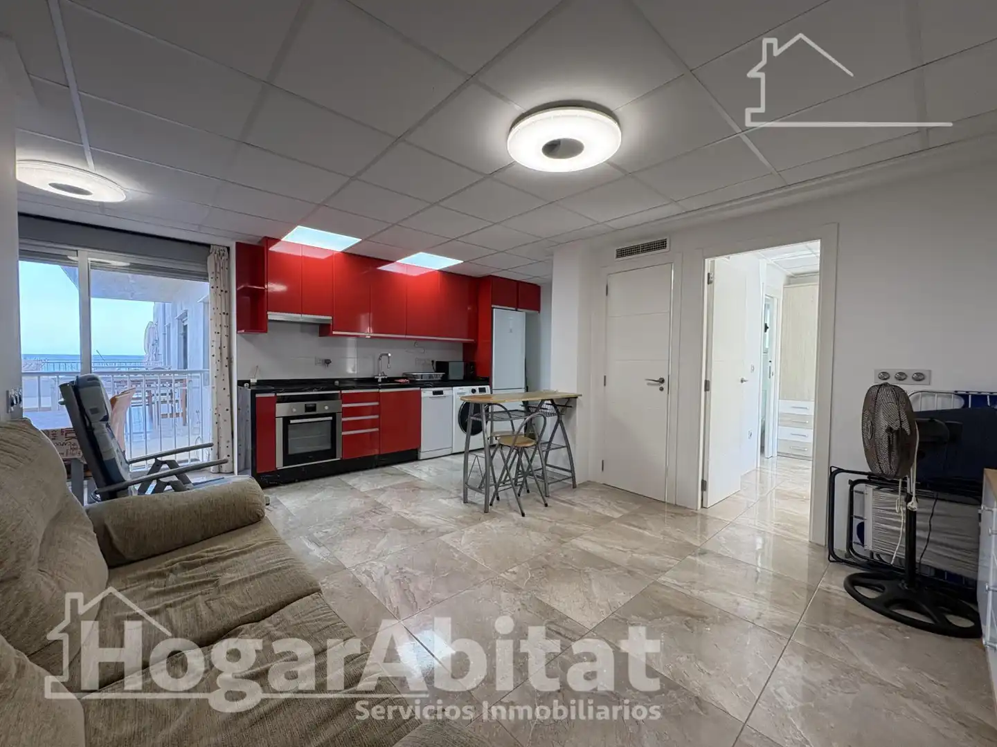 Cuina de Apartament en venda en Tavernes de la Valldigna amb Moblat i Balcó