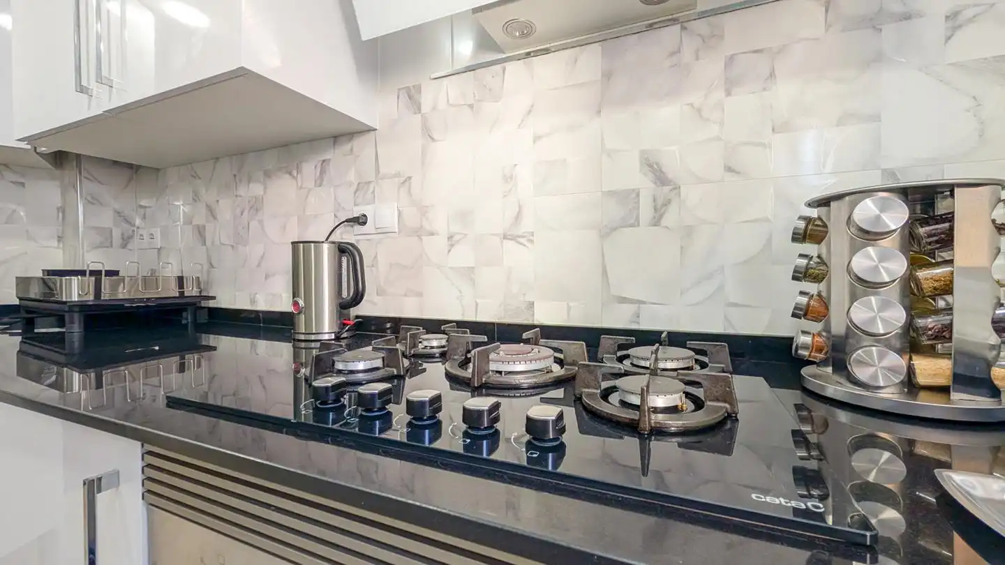 Kitchen of Flat for sale in Santa Pola  with Air Conditioner