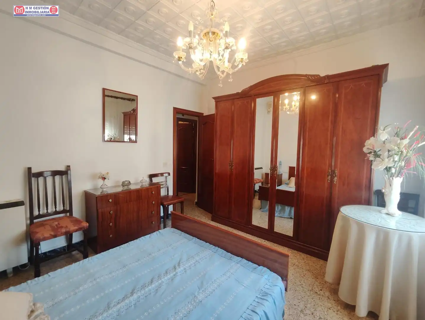 Schlafzimmer von Einfamilien-Reihenhaus zum Verkauf in Alcázar de San Juan mit Klimaanlage