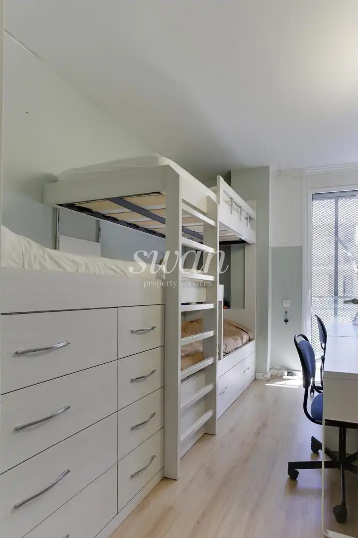 Bedroom of Flat for sale in Sant Cugat del Vallès  with Air Conditioner, Heating and Terrace