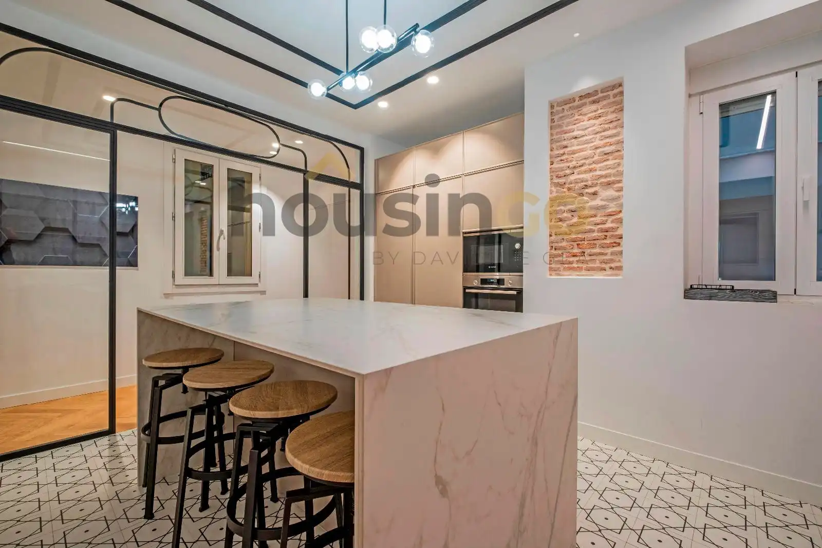 Cuina de Pis de lloguer en Madrid amb Aire condicionat, Calefacció i Parquet