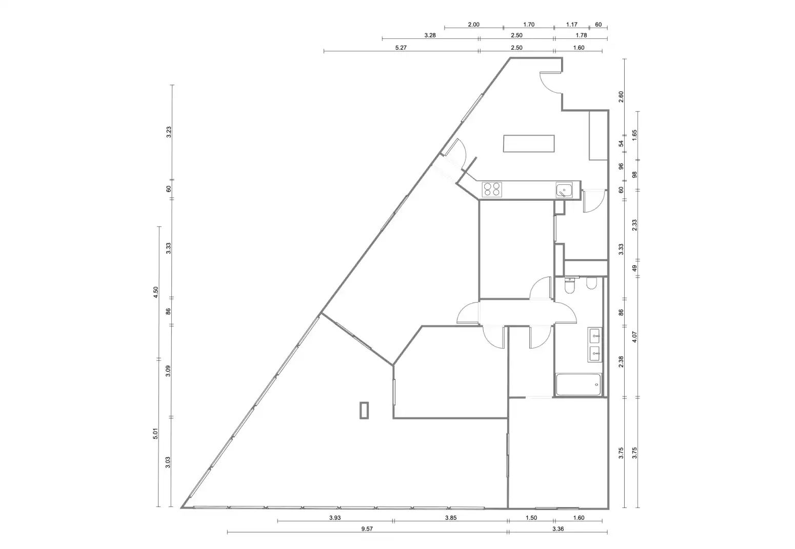 Wohnung zum Verkauf in Málaga mit Klimaanlage, Privatgarten und Terrasse