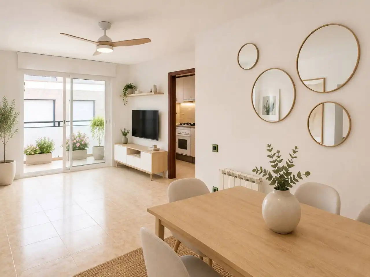 Sala de estar de Dúplex en venta en Montornès del Vallès con Aire acondicionado, Calefacción y Terraza
