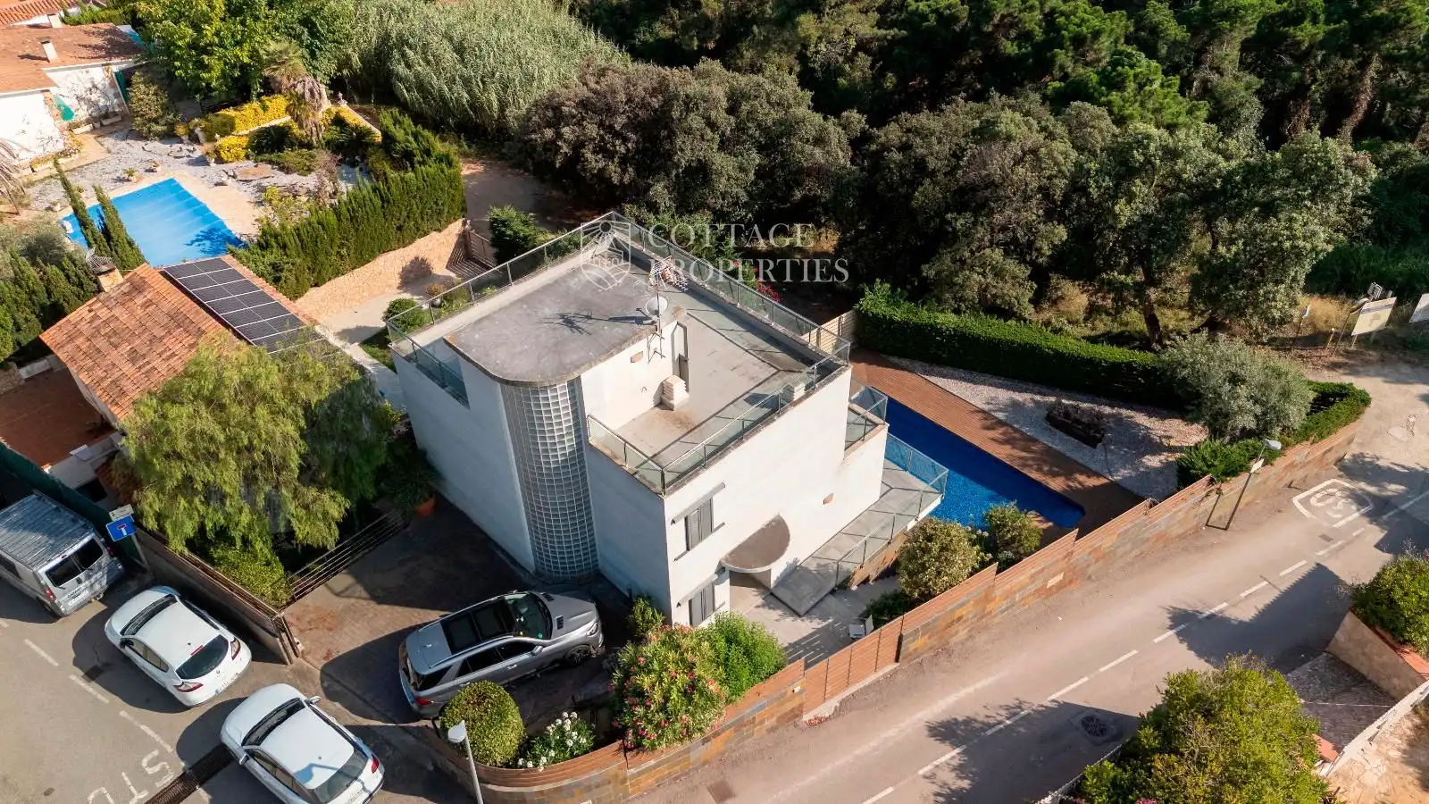 Vista exterior de Casa o xalet en venda en Lloret de Mar amb Aire condicionat, Calefacció i Terrassa