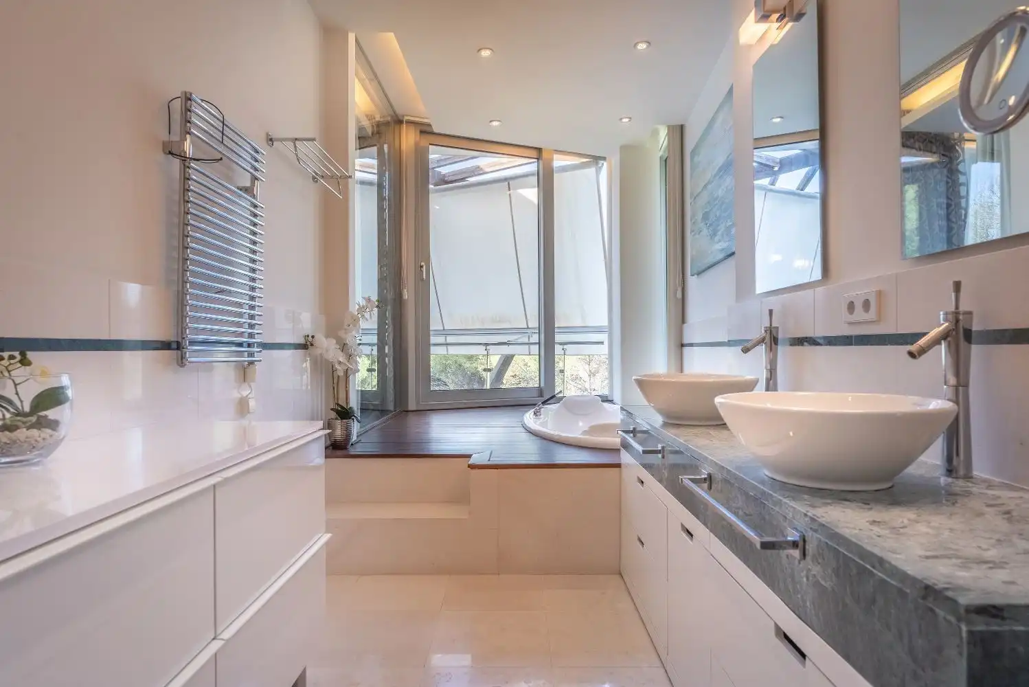 Baño de Casa adosada en venta en Marbella con Aire acondicionado, Jardín privado y Terraza