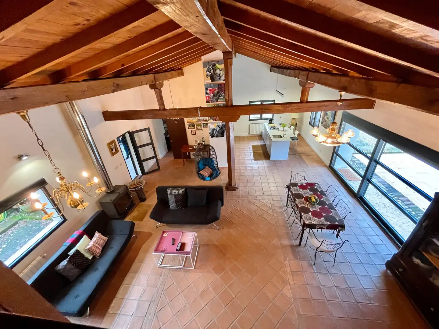 Sala de estar de Casa o chalet en venta en Cuacos de Yuste con Aire acondicionado, Calefacción y Jardín privado