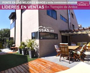 Terrace of Single-family semi-detached for sale in Torrejón de Ardoz  with Air Conditioner, Terrace and Swimming Pool