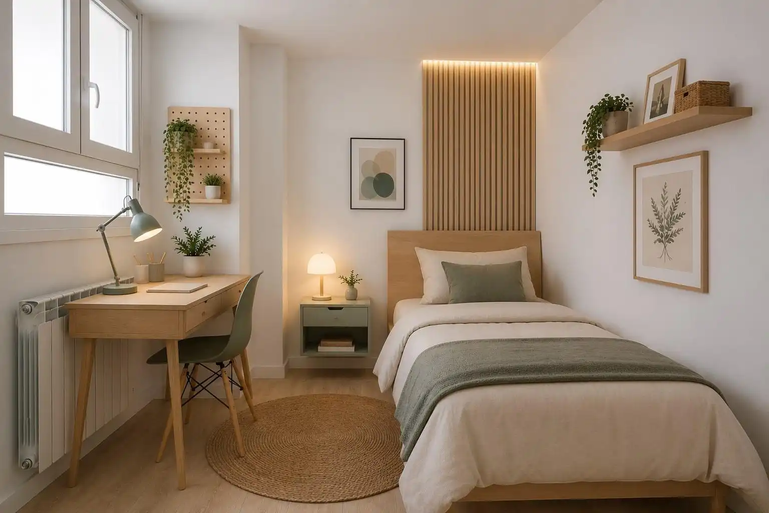 Bedroom of Flat for sale in Zaragoza  with Heating