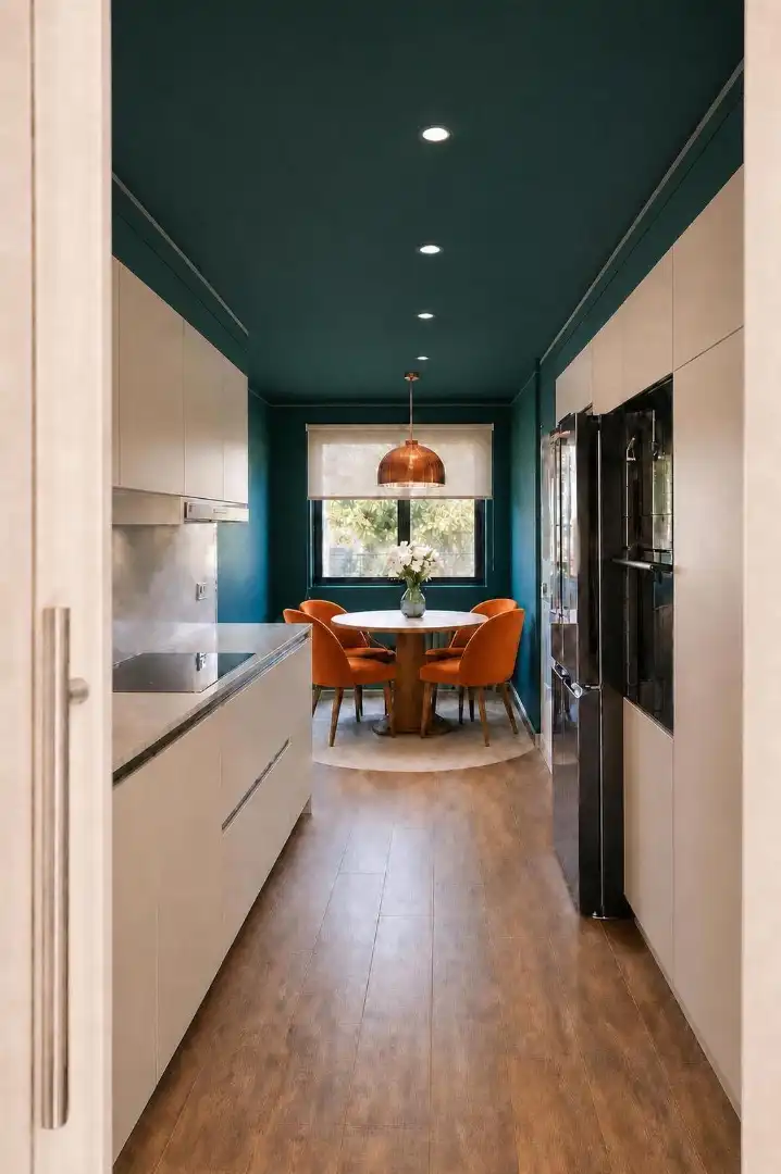 Cocina de Casa adosada en venta en Boadilla del Monte con Aire acondicionado, Calefacción y Jardín privado