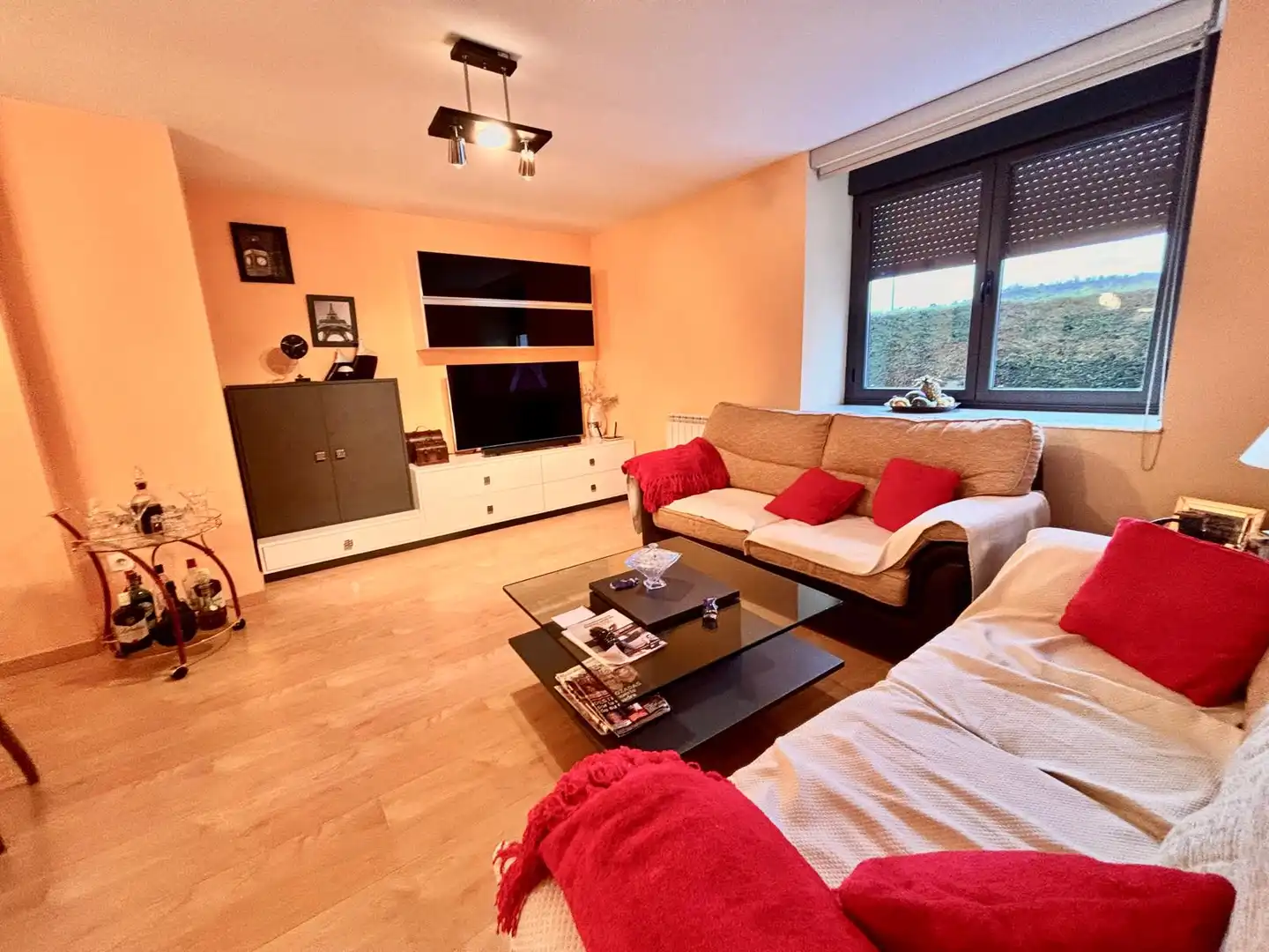 Sala de estar de Casa o chalet en venta en Turcia con Calefacción, Parquet y Terraza