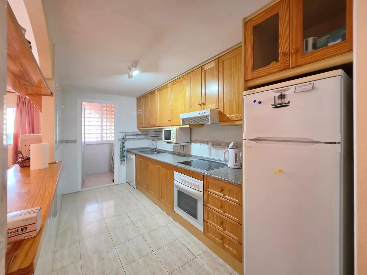 Cocina de Apartamento en venta en Santa Pola con Aire acondicionado, Amueblado y Piscina comunitaria