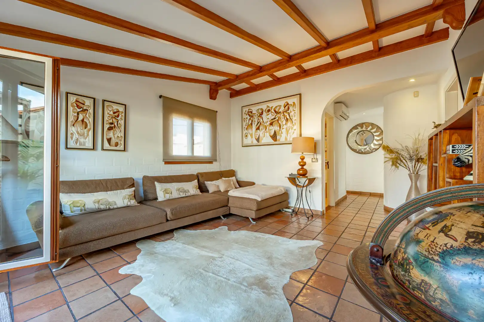 Sala d'estar de Casa o xalet en venda en Las Palmas de Gran Canaria amb Parquet, Terrassa i Traster
