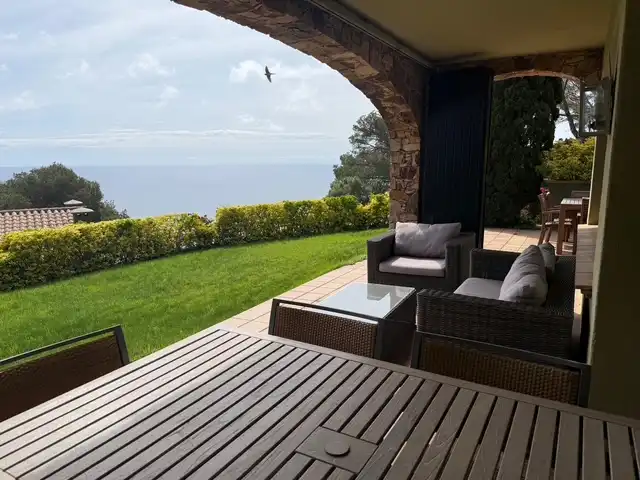 Terraza de Casa adosada de alquiler en Palafrugell con Amueblado, Balcón y Piscina comunitaria