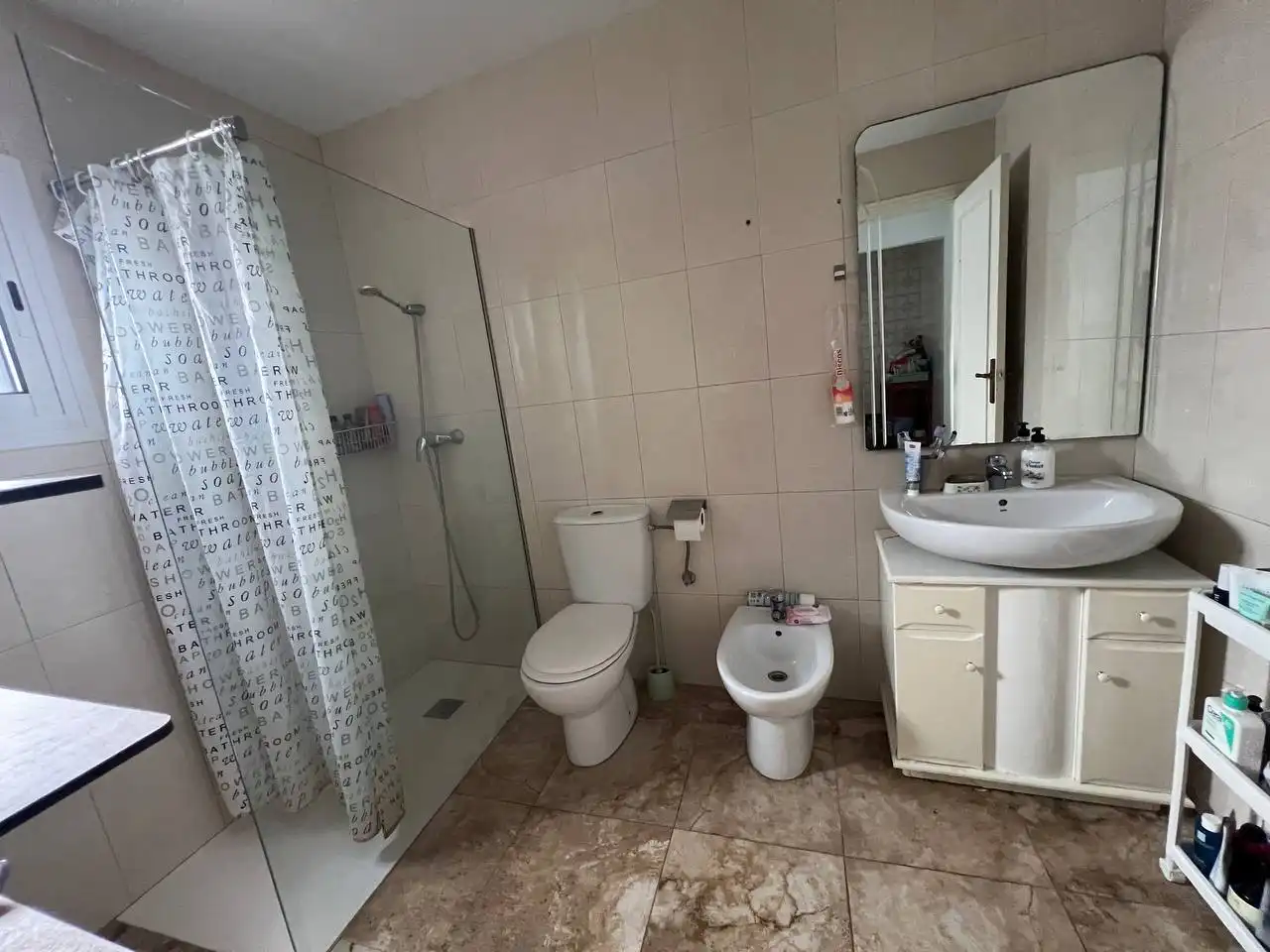 Baño de Casa adosada en venta en Gandia con Terraza, Amueblado y Horno