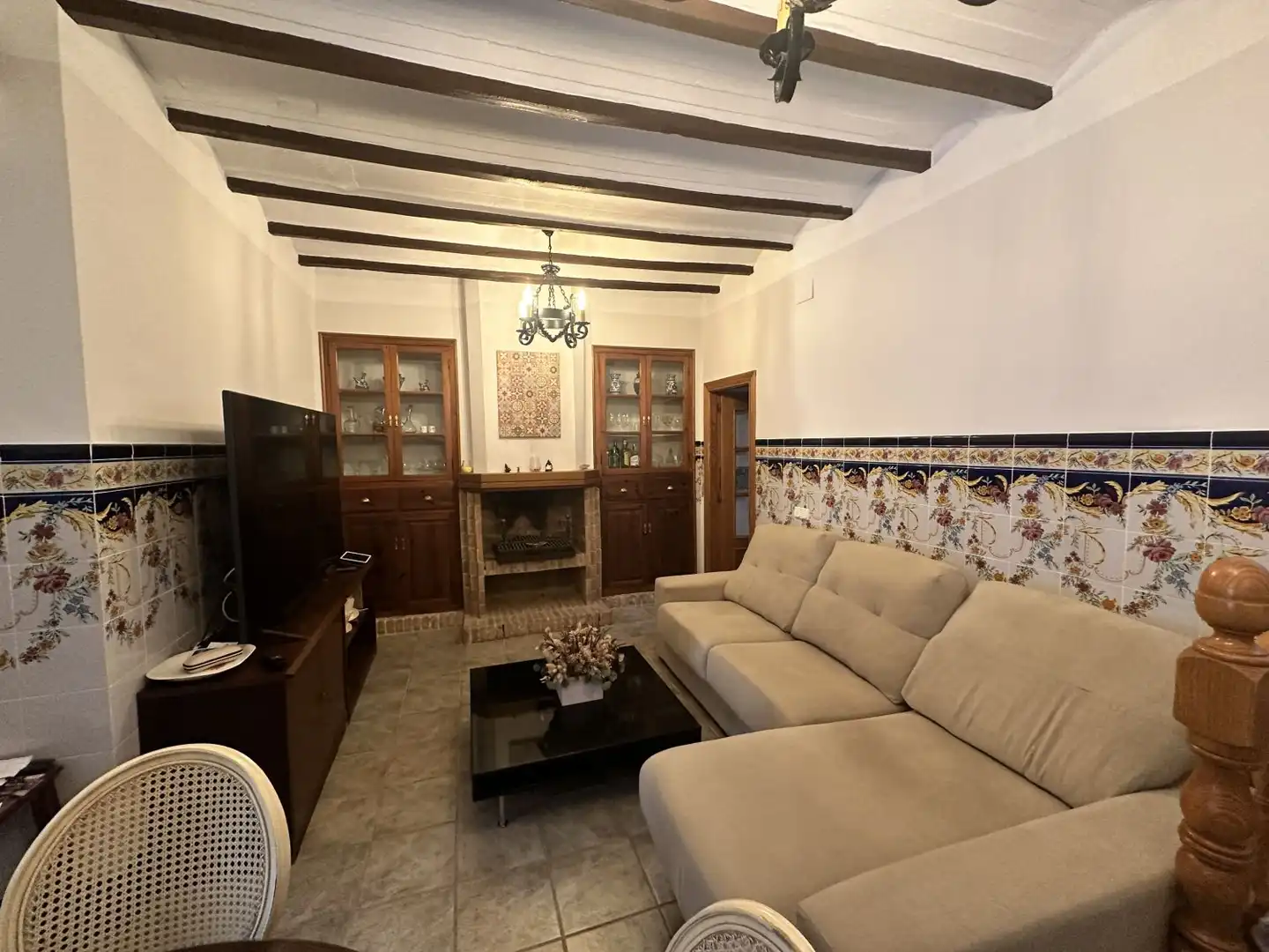Sala d'estar de Casa o xalet en venda en Algar de Palància amb Calefacció, Terrassa i Balcó