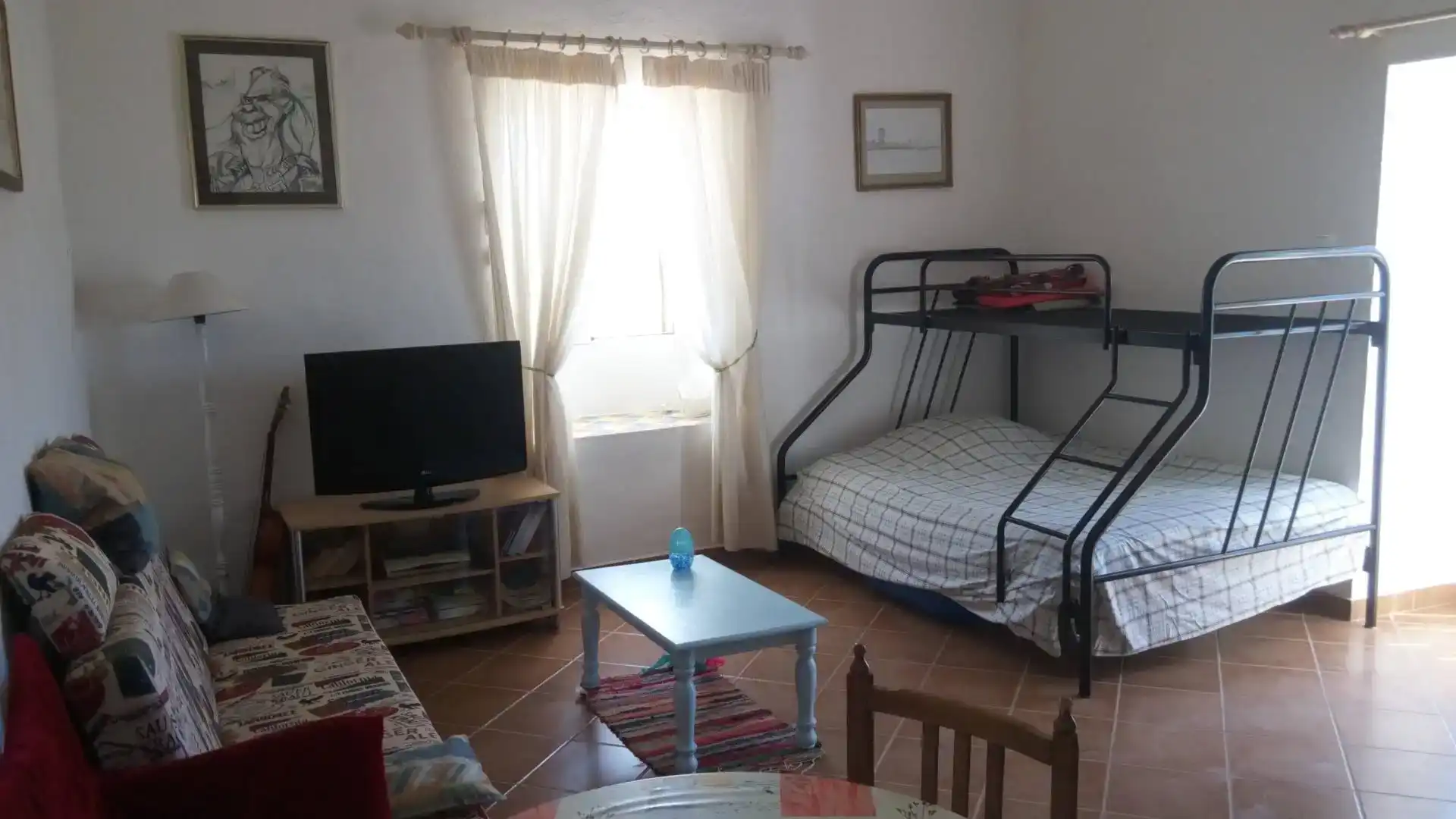 Sala de estar de Finca rústica en venta en Lorca con Piscina y Balcón