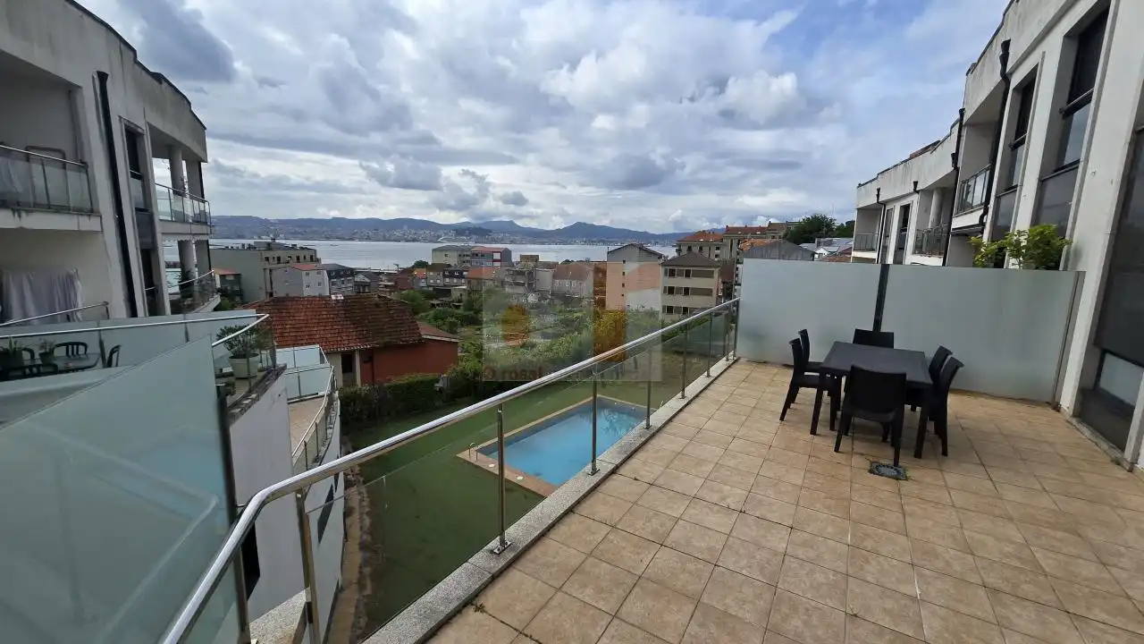 Terraza de Piso en venta en Moaña con Calefacción, Terraza y Trastero
