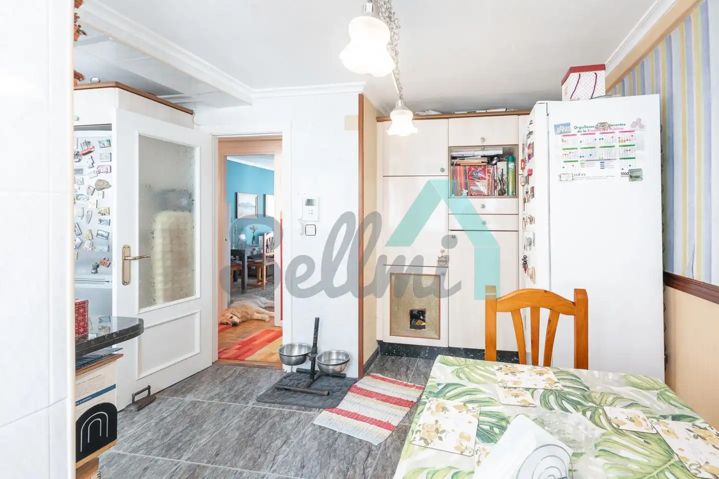 Cocina de Piso en venta en Gijón  con Calefacción, Parquet y Trastero