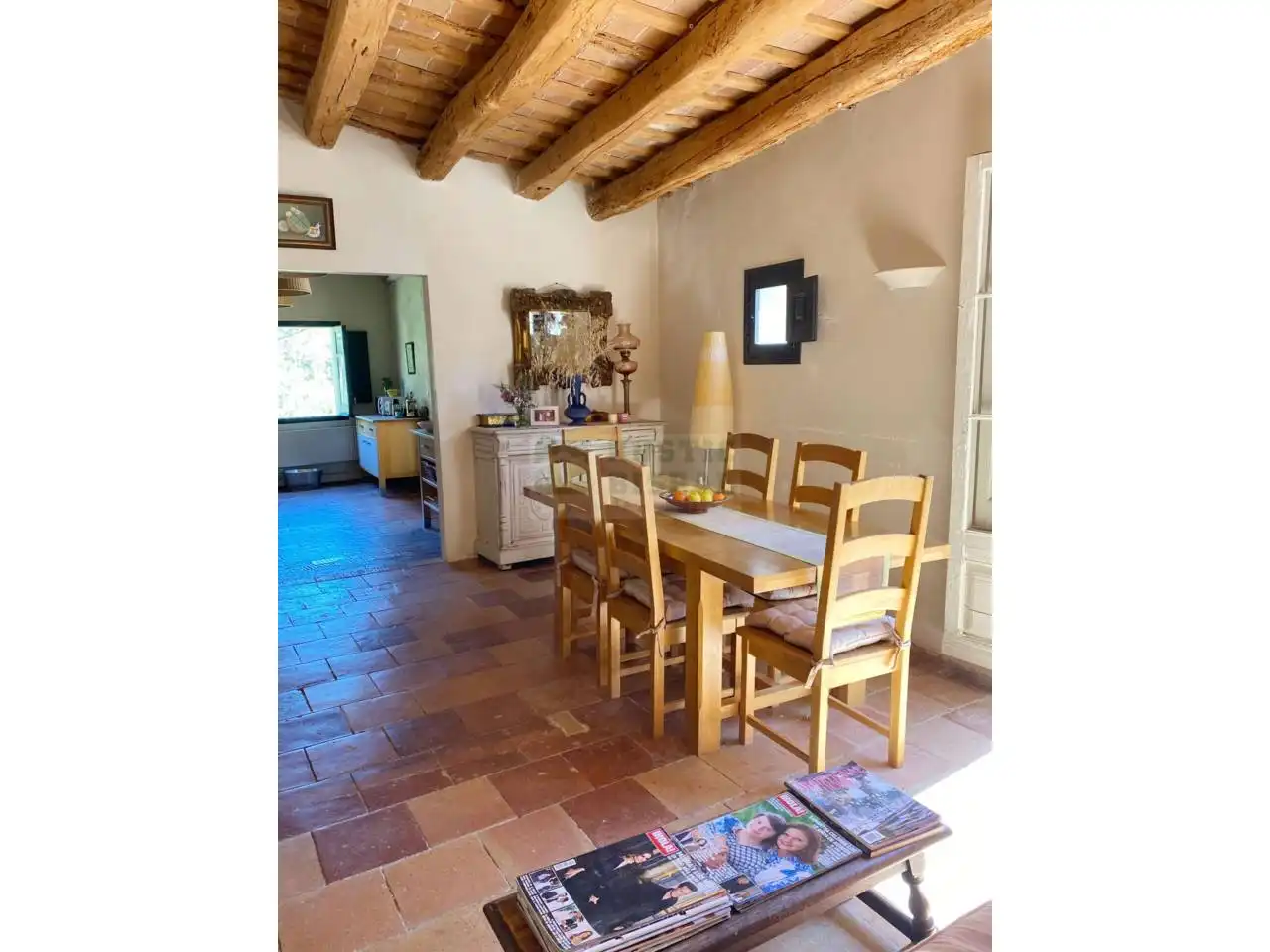 Comedor de Finca rústica en venta en Borrassà con Calefacción, Jardín privado y Terraza