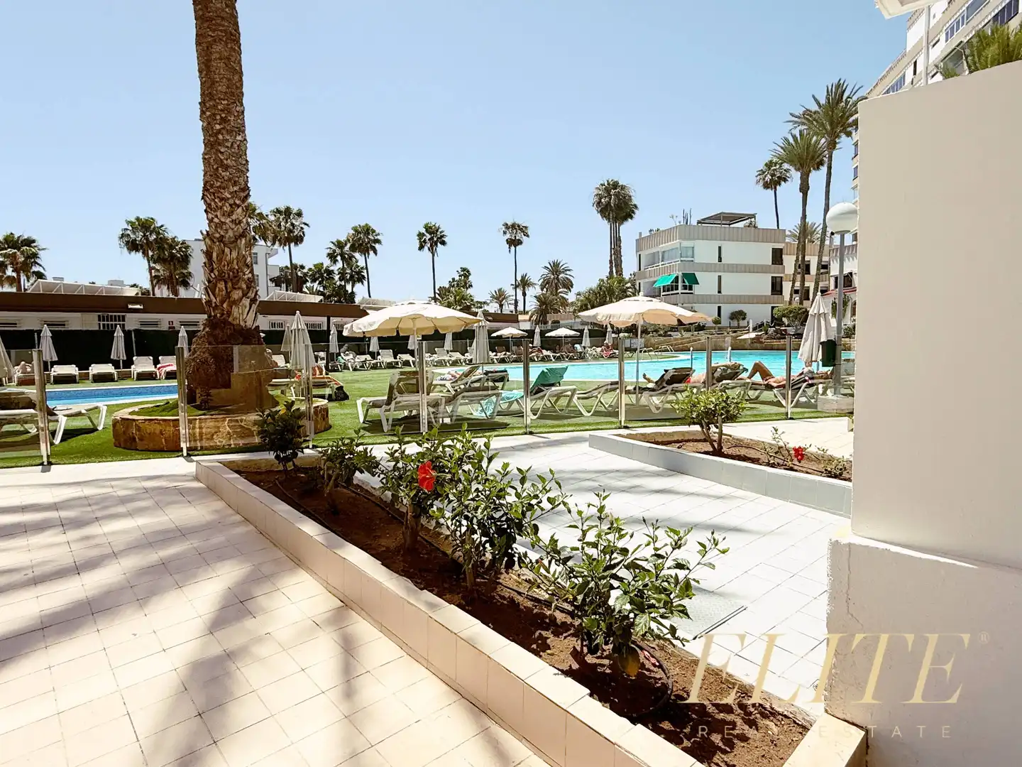 Piscina de Estudio en venta en San Bartolomé de Tirajana con Jardín privado, Terraza y Amueblado