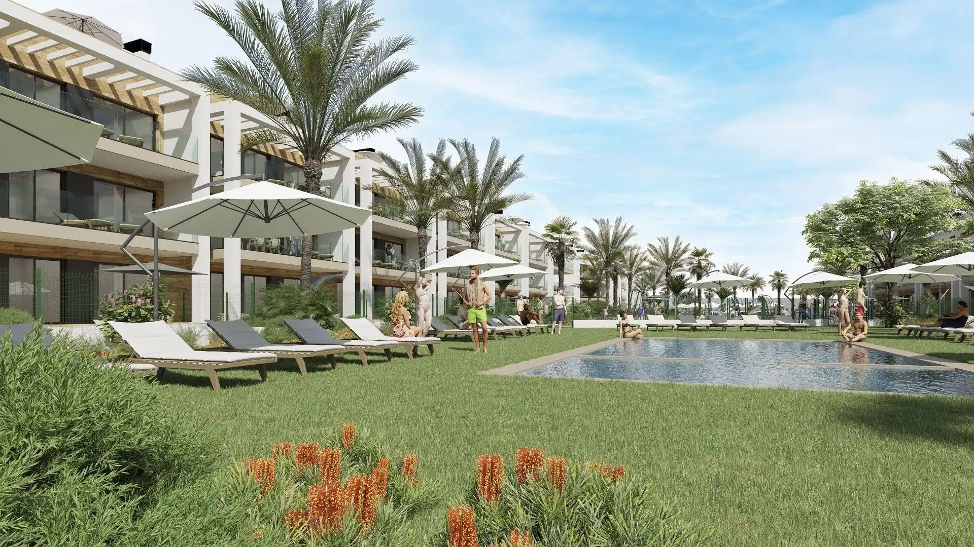 Exterior view of Apartments for sale in Los Alcázares  with Private garden, Terrace and Storage room