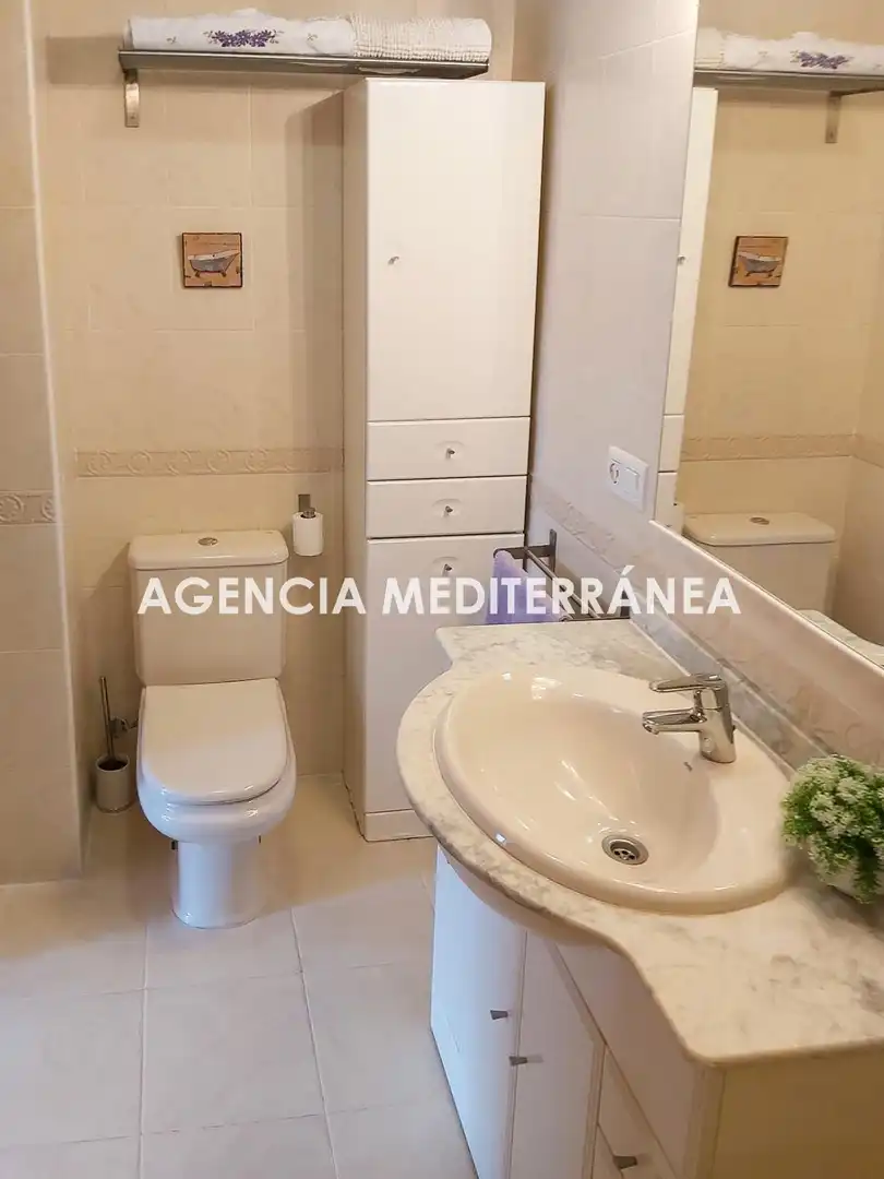 Bany de Àtic de lloguer en Burjassot amb Aire condicionat, Calefacció i Terrassa
