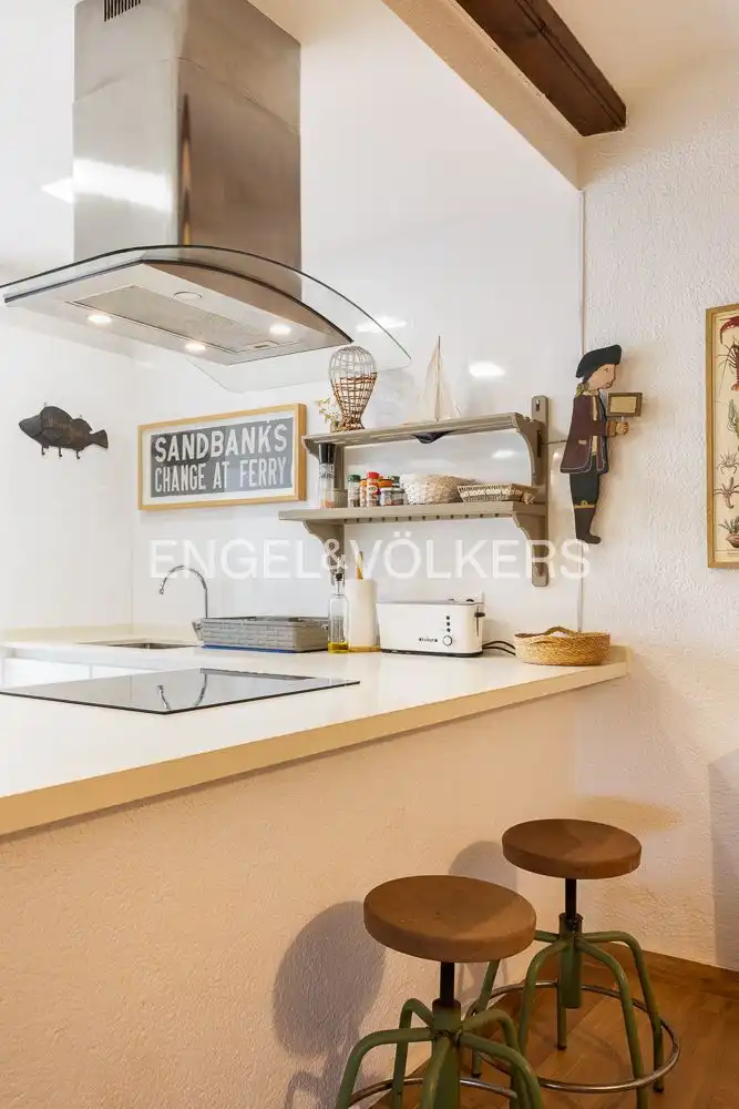 Cocina de Casa o chalet de alquiler en Jávea / Xàbia con Calefacción, Parquet y Terraza