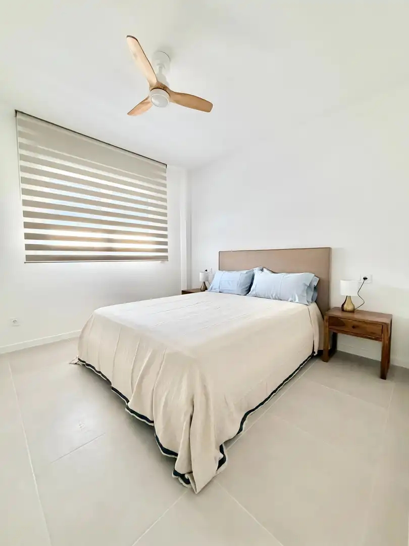 Bedroom of Apartments for rent in Estepona  with Air Conditioner, Terrace and Swimming Pool