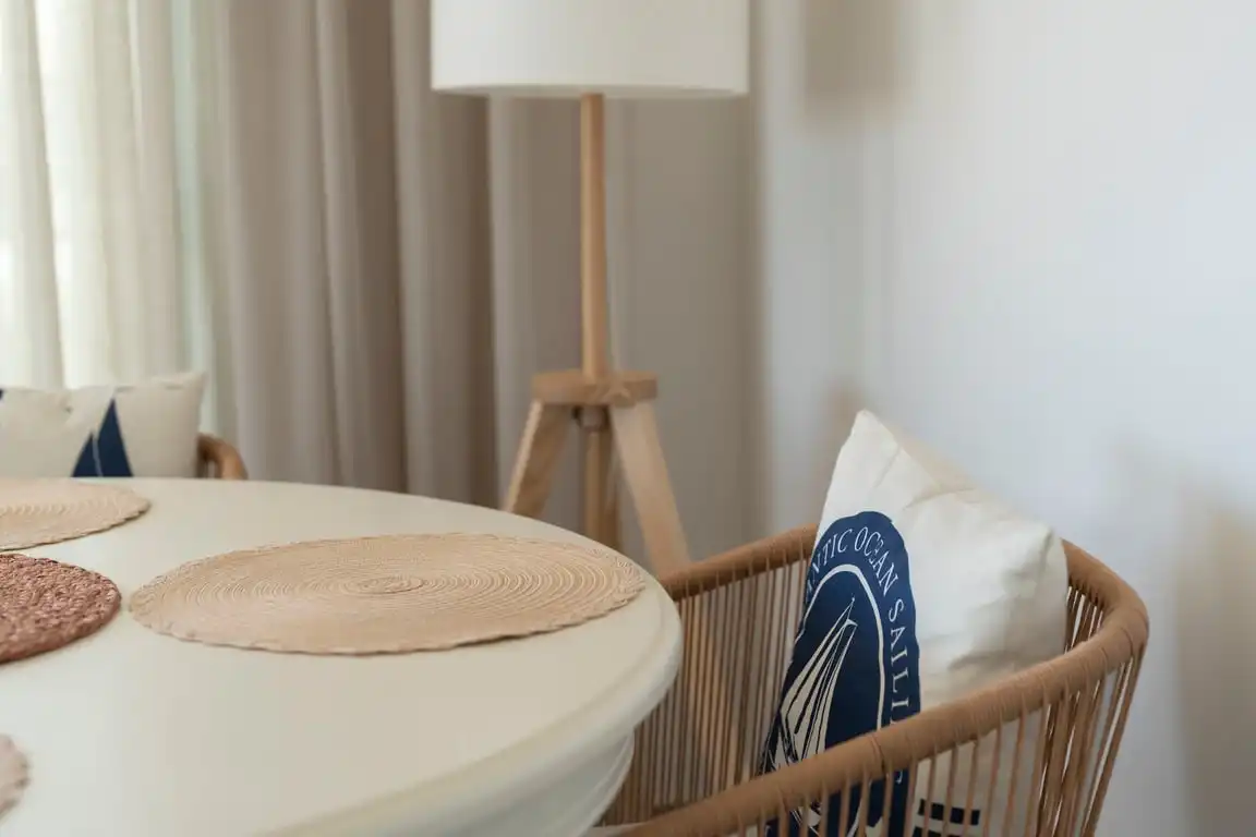 Esszimmer von Wohnungen zur Miete in Jávea / Xàbia mit Klimaanlage, Privatgarten und Gemeinschaftspool