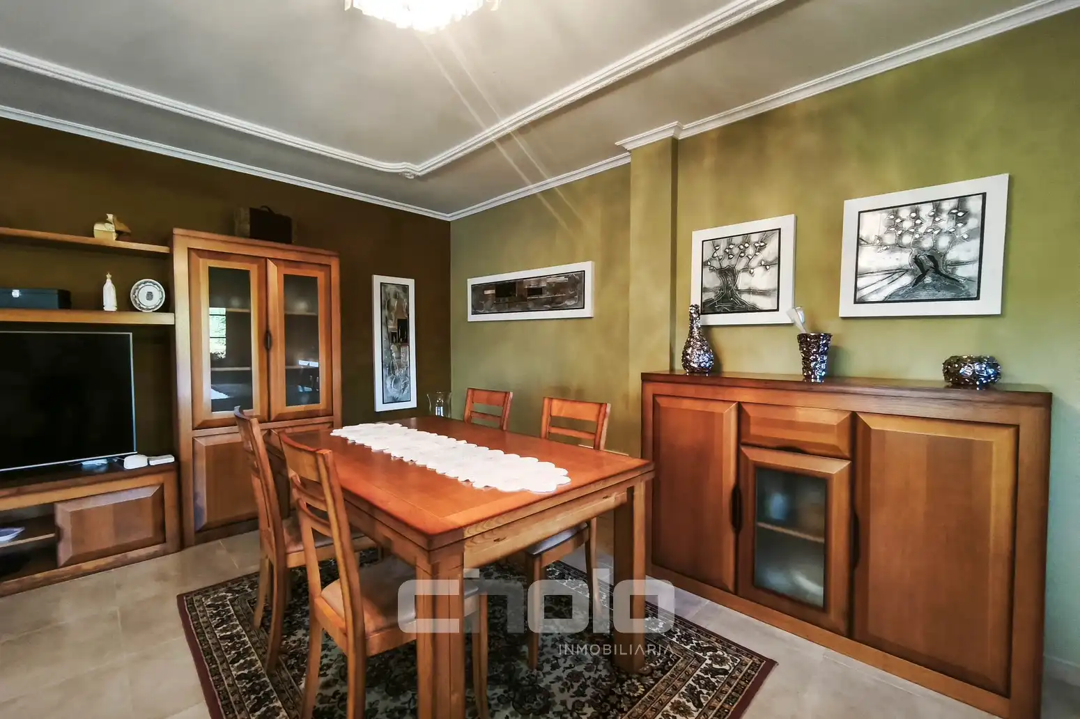 Dining room of Houses for sale in Begonte  with Heating, Parquet flooring and Storage room