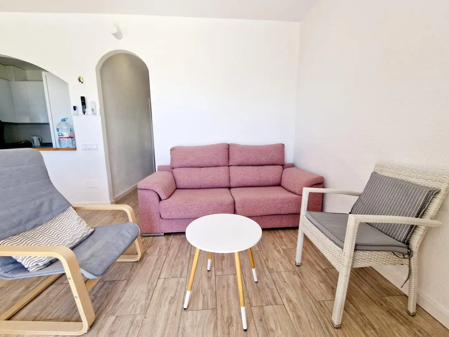 Sala d'estar de Àtic en venda en Pulpí amb Aire condicionat, Calefacció i Jardí privat