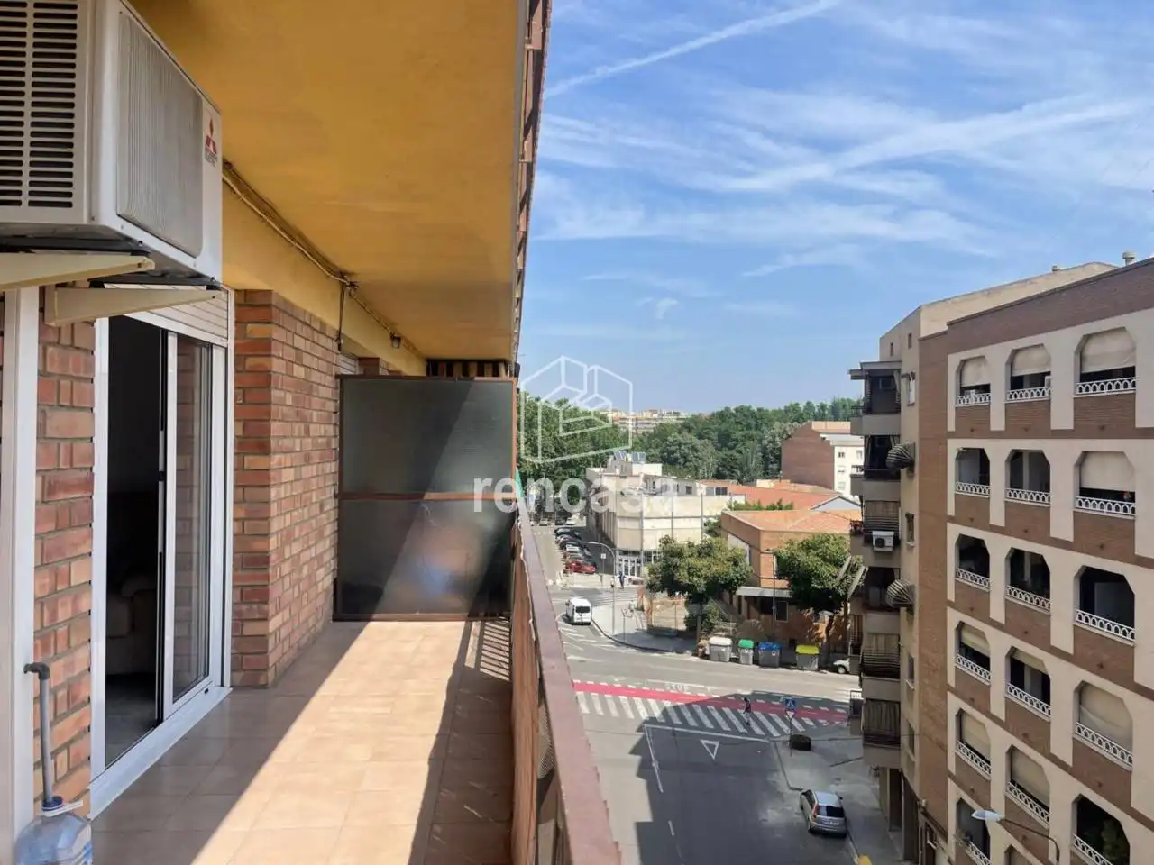 Vista exterior de Pis de lloguer en Lleida amb Aire condicionat, Calefacció i Moblat
