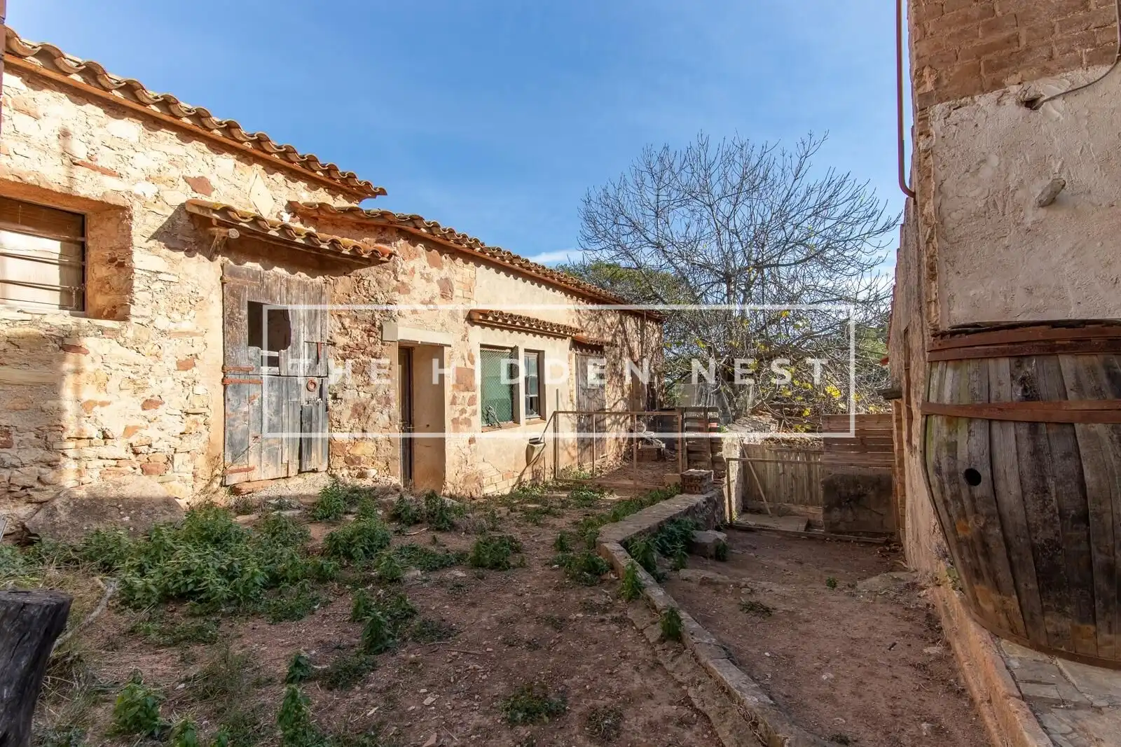 Vista exterior de Finca rústica en venda en Gelida
