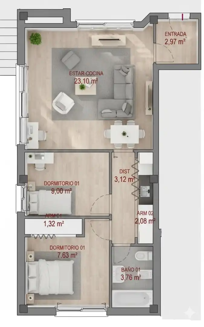 Wohnung mit Pool zum Verkauf in Rambla Castell de Ferro 9, imagen 2