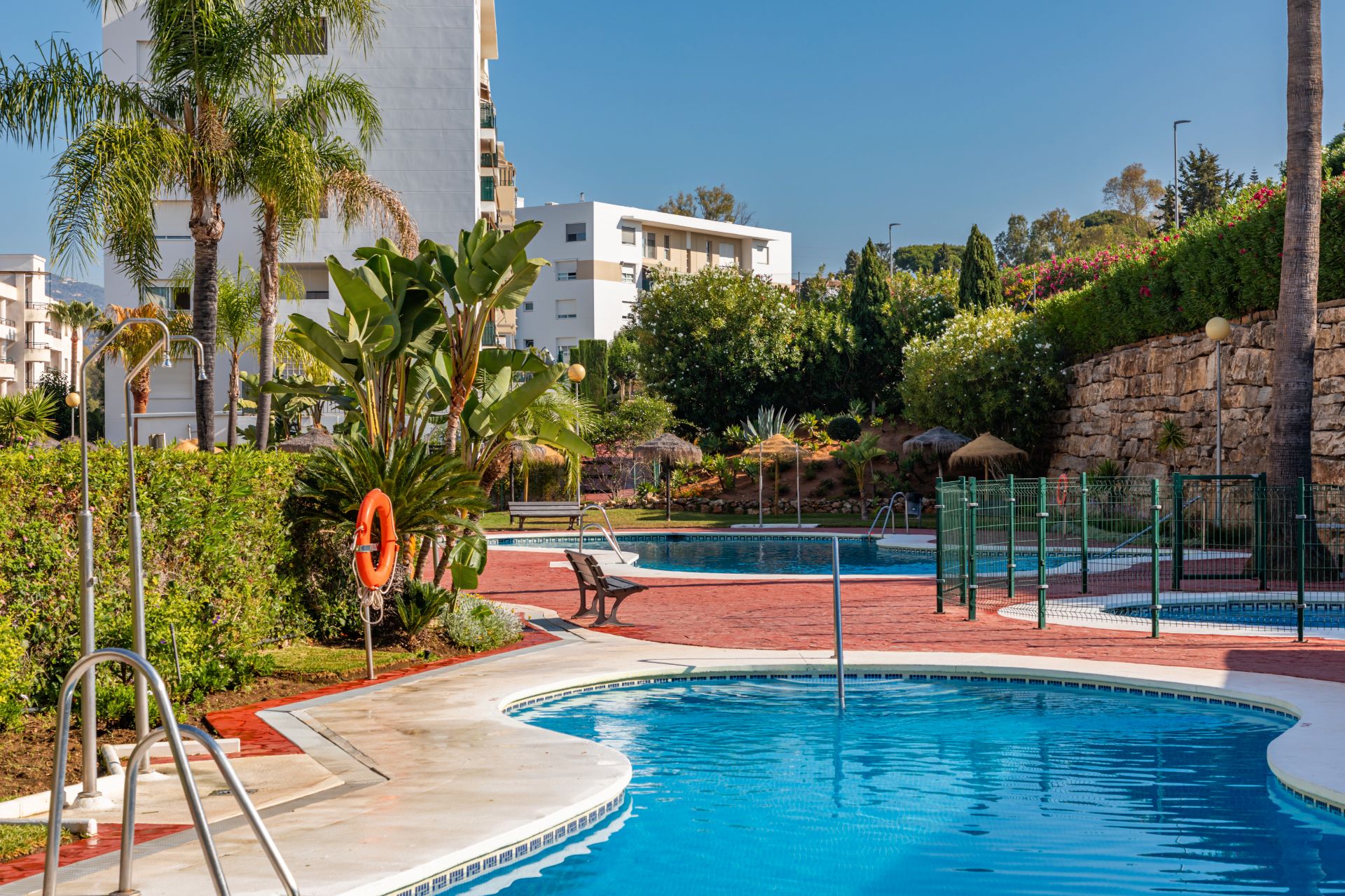 Swimming pool of Apartment to rent in Marbella  with Air Conditioner