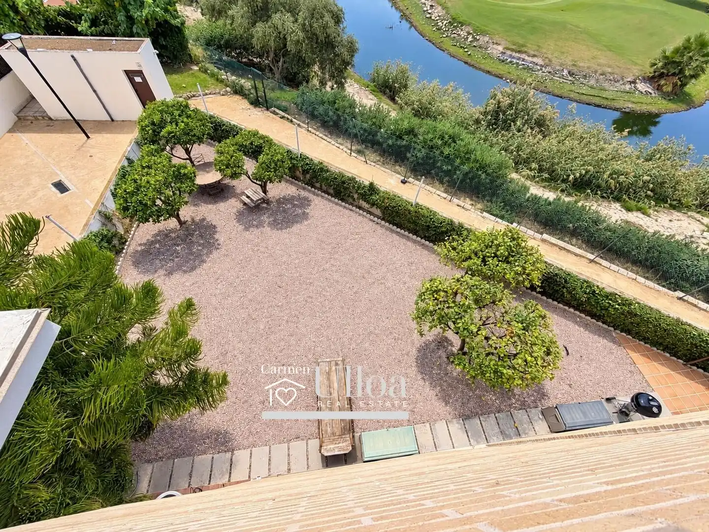 Terraza de Casa o chalet en venta en Alicante / Alacant con Aire acondicionado, Calefacción y Jardín privado