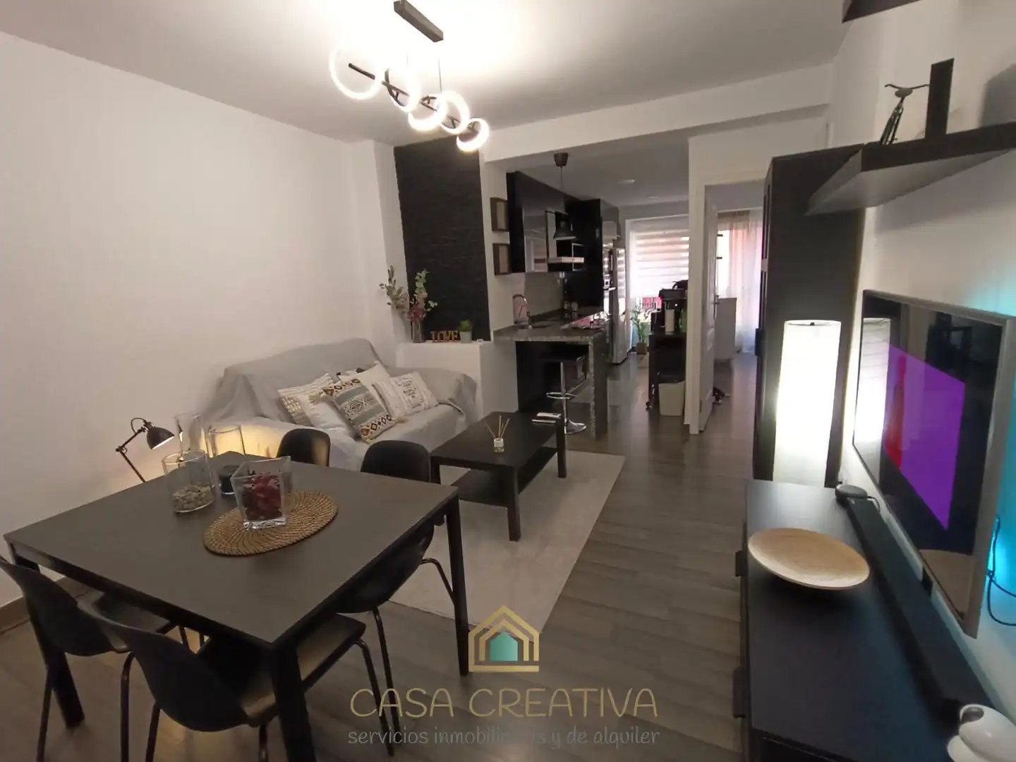 Living room of Flat for sale in Alzira  with Air Conditioner, Heating and Furnished