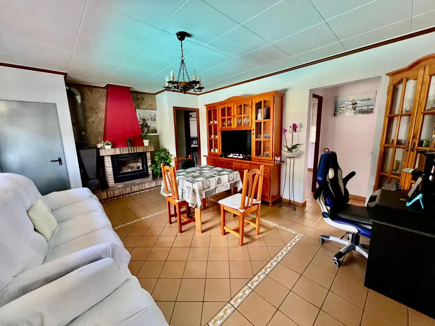 Sala d'estar de Casa o xalet en venda en Llagostera