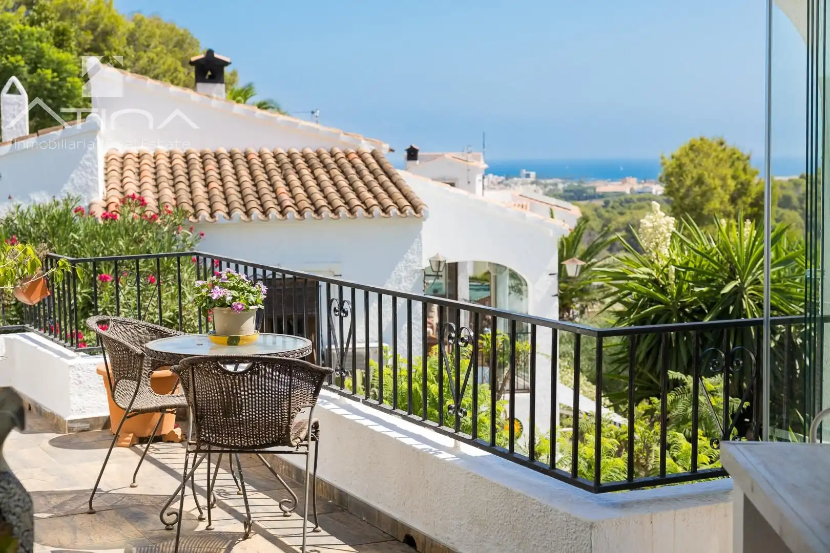 Terraza de Casa o chalet en venta en Jávea / Xàbia con Aire acondicionado, Calefacción y Jardín privado