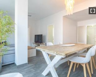 Dining room of Flat to rent in  Madrid Capital  with Air Conditioner, Heating and Furnished