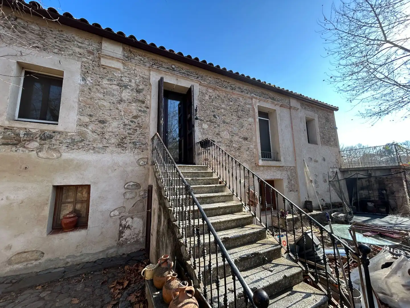 Vista exterior de Finca rústica en venda en Santa Maria de Palautordera amb Calefacció
