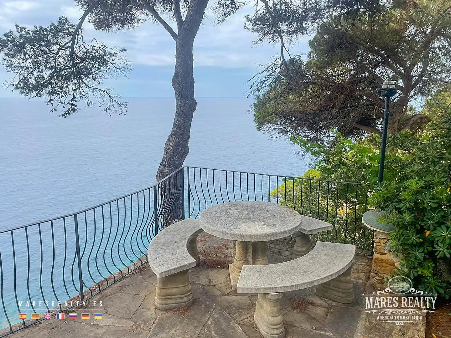 Terraza de Casa o chalet en venta en Lloret de Mar con Calefacción, Jardín privado y Piscina