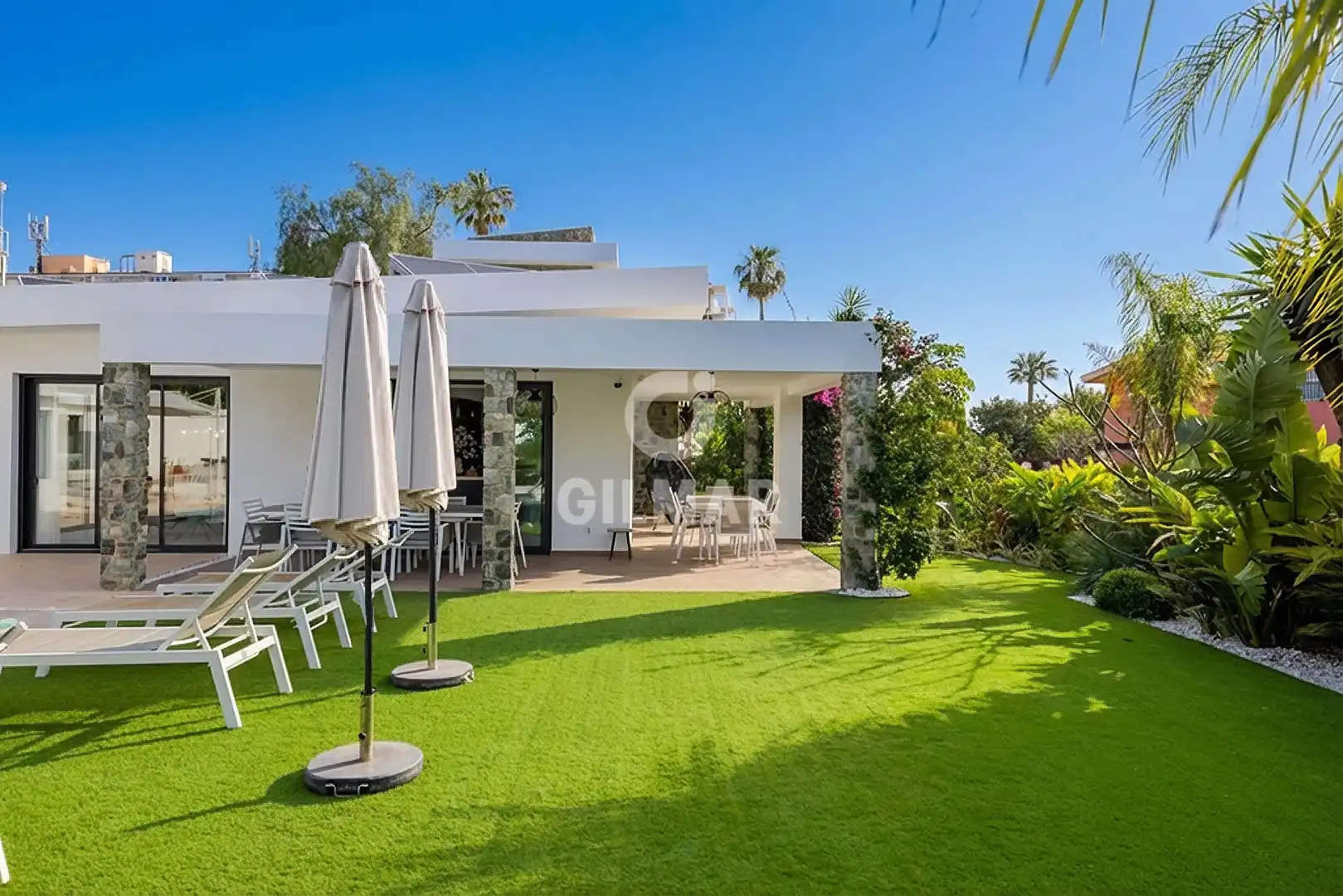 Garden of Houses for sale in Benalmádena  with Heating, Private garden and Swimming Pool