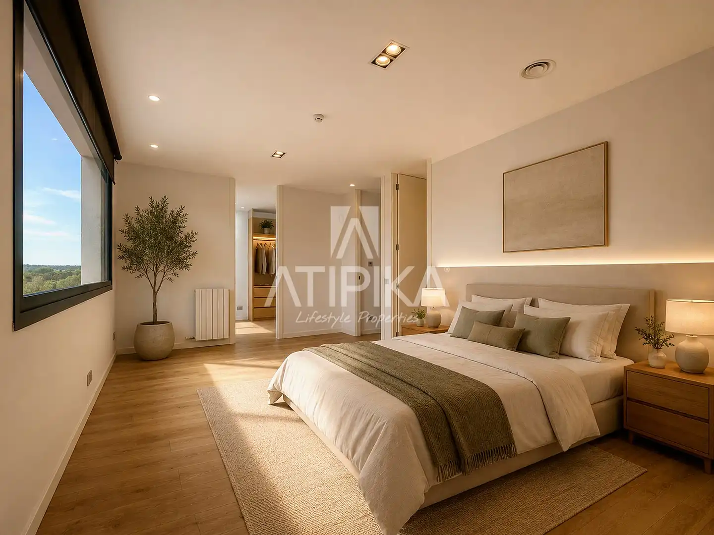 Bedroom of Houses for sale in Vilanova i la Geltrú  with Air Conditioner, Heating and Swimming Pool